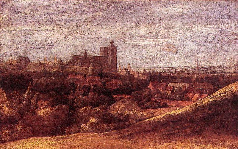 Hercules Seghers View of Brussels from the North-East Norge oil painting art
